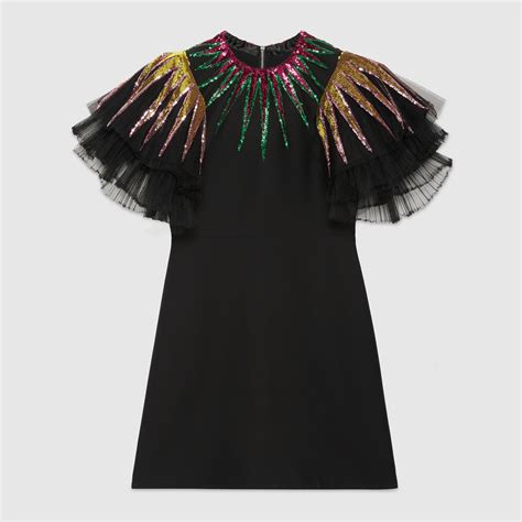 gucci sequin tulle dress|gucci lace dress.